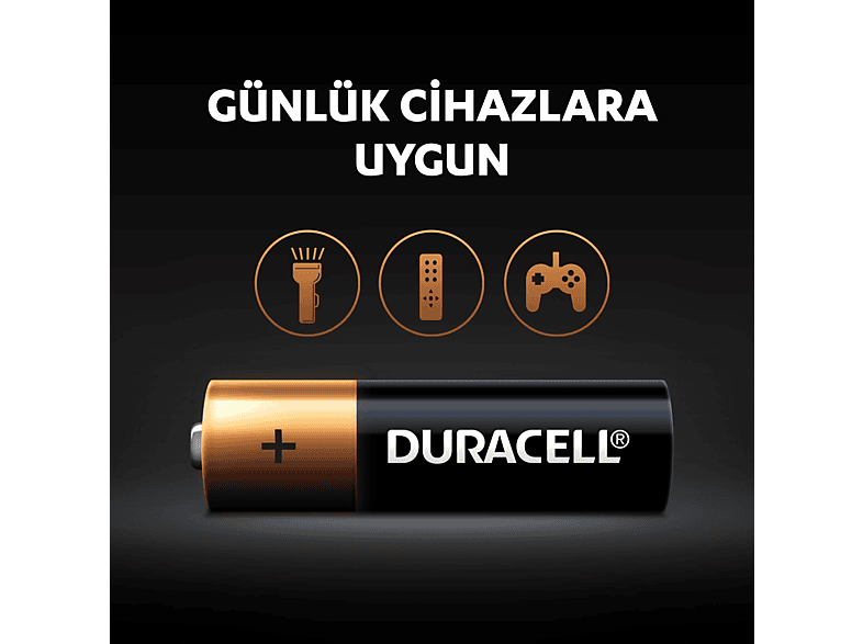 DURACELL 4'lü AA Kalem Pil_5