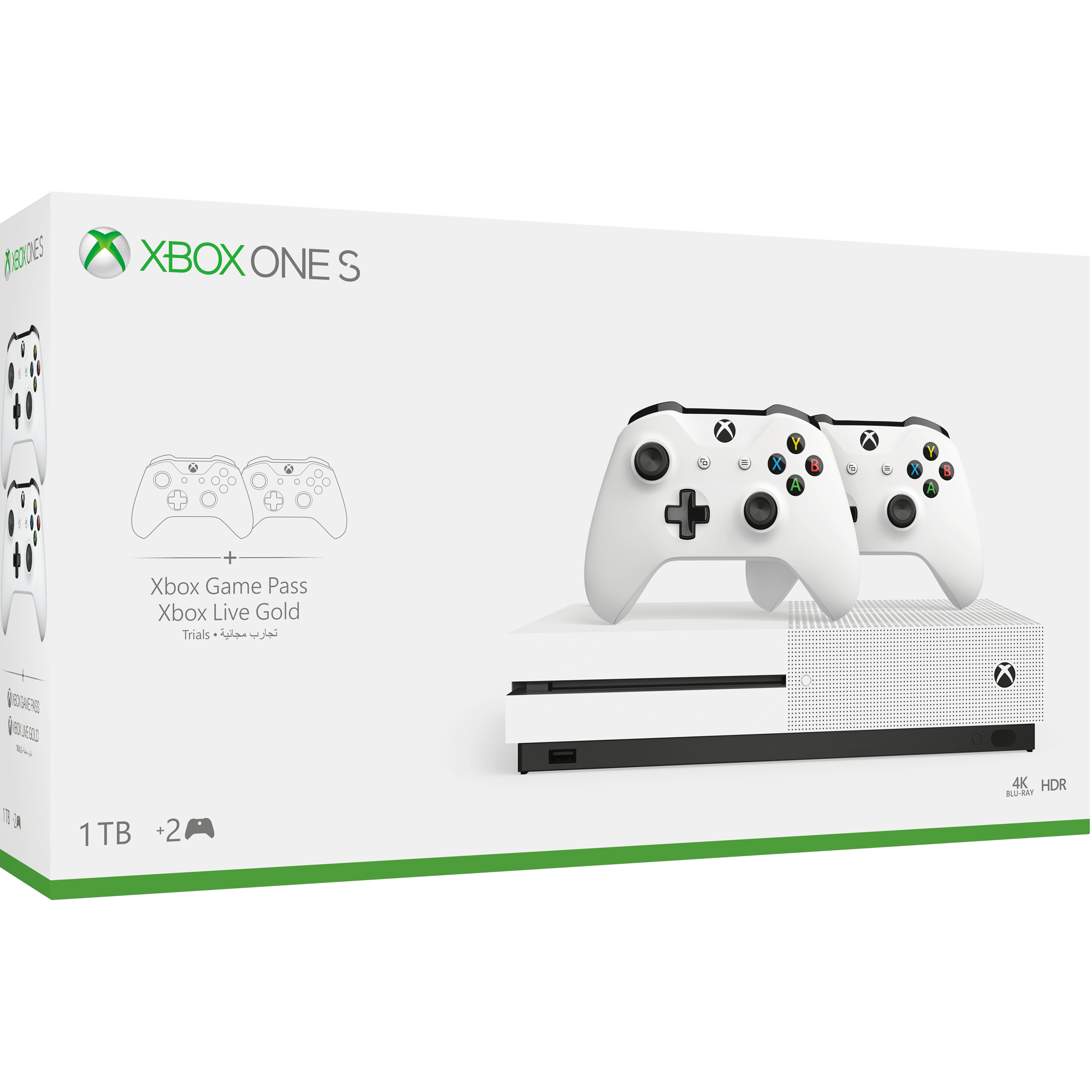MICROSOFT Xbox One S 1TB Oyun Konsol + 2. Kol
