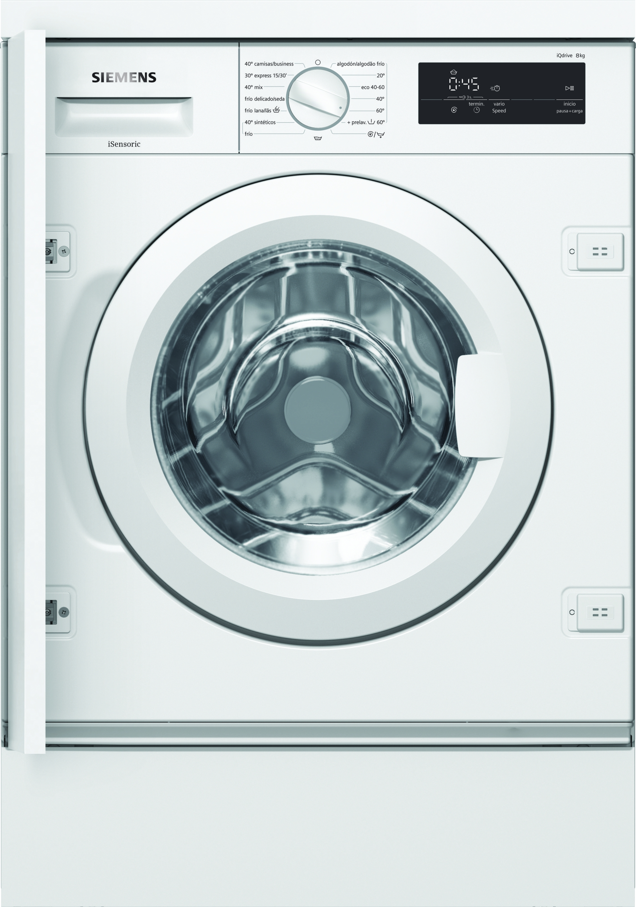 Lavadora carga frontal - Siemens WI12W325ES, 8 kg, 15 Programas, 1.200 rpm, Blanco