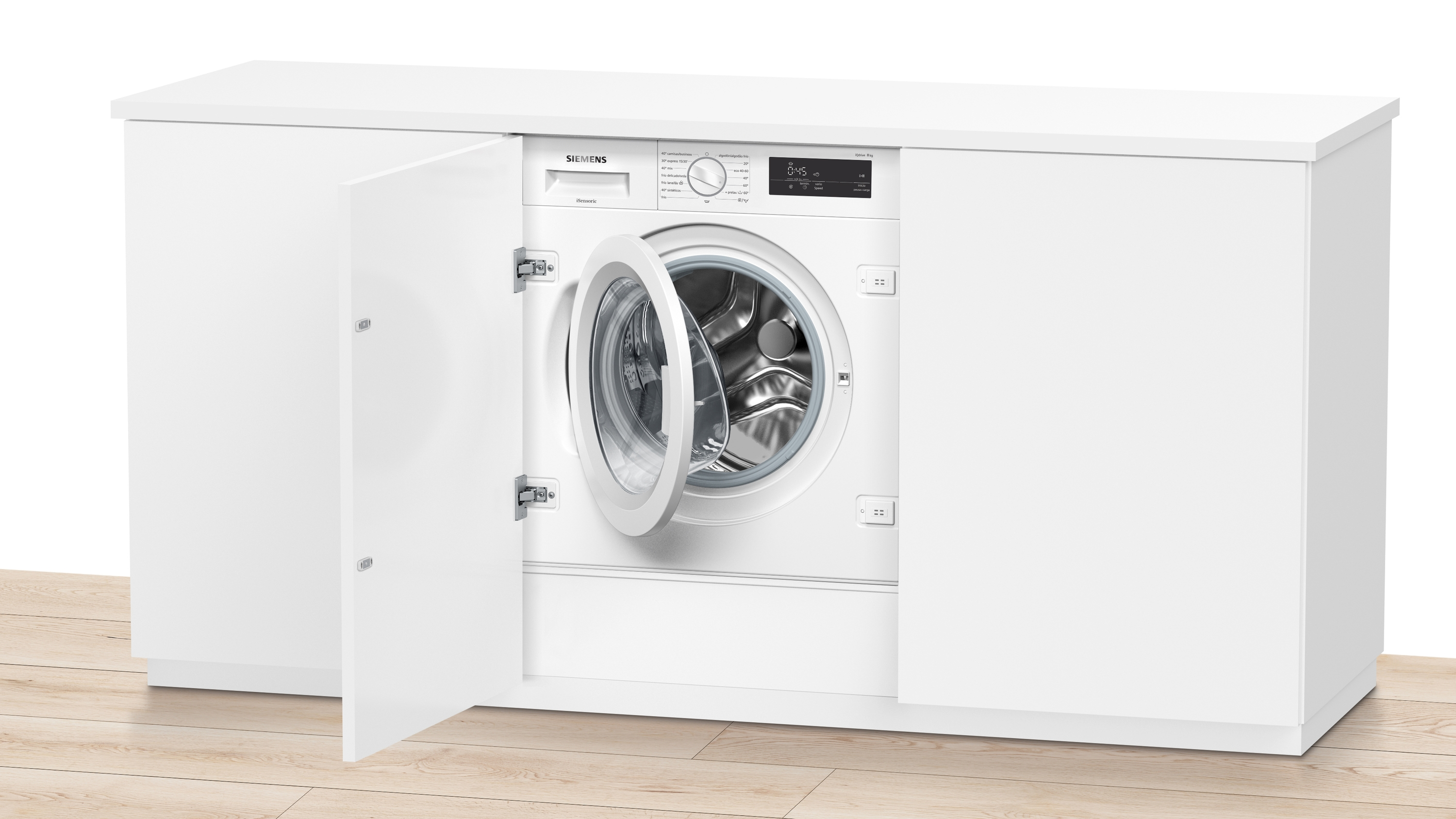 Lavadora carga frontal - Siemens WI12W325ES, 8 kg, 15 Programas, 1.200 rpm, Blanco