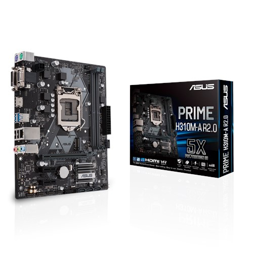 ASUS Prime H310M-R 2.0 (90MB0YL0-M0ECY0) Mainboard Schwarz
