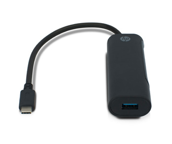 HP USB-C™ to USB-A Hub Siyah