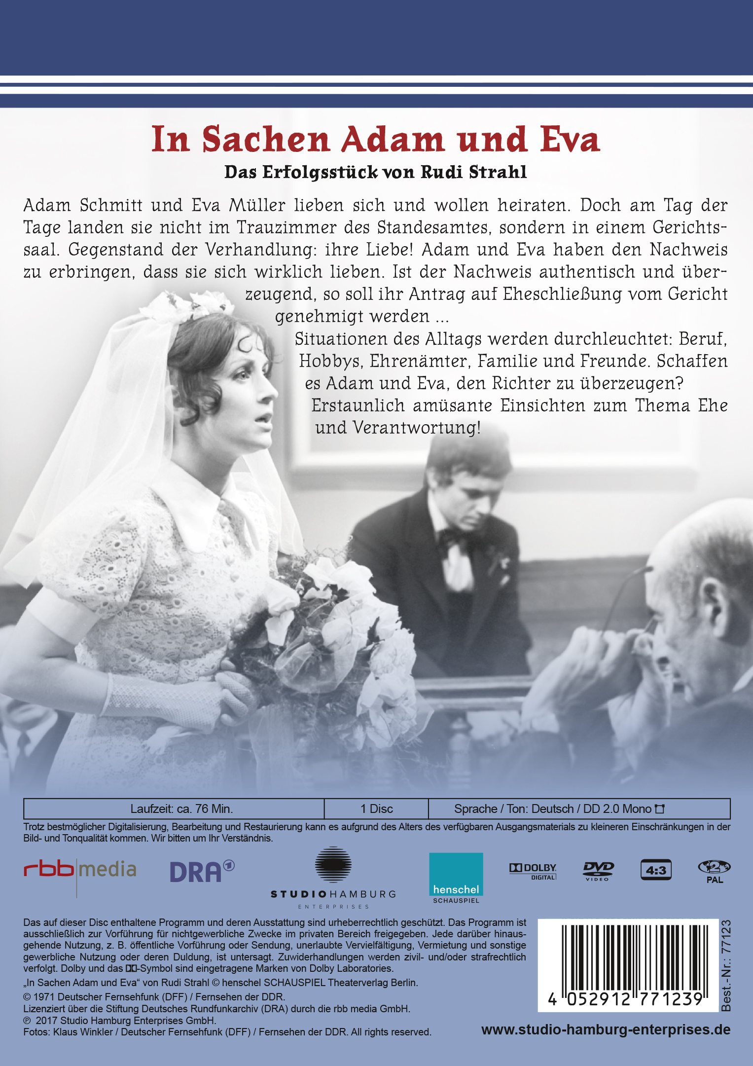 In Sachen Adam und Eva DVD