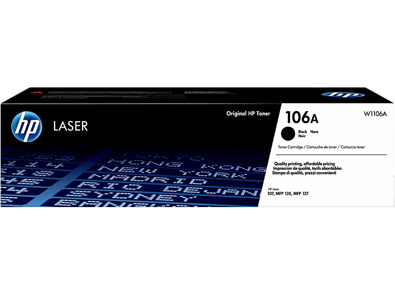 HP No. 106A Fekete toner 1K (W1106A)