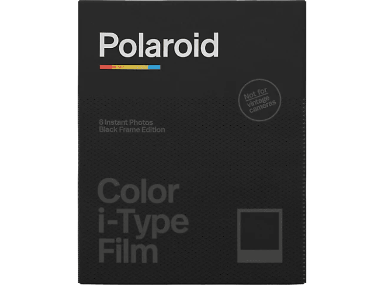 POLAROID színes i-Type Film, fotópapír, Black Frame Edition, kamerához, 8db instant fotó