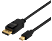 DELTACO DisplayPort till Mini Displayport-kabel, 2m, svart,