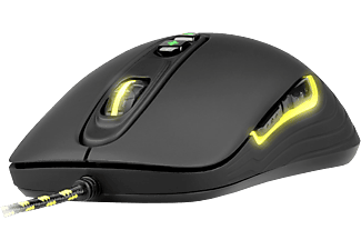 XTRFY XG-M2 - Gaming Maus, Kabelgebunden, Optisch mit Leuchtdioden, 4000 CPI, Schwarz