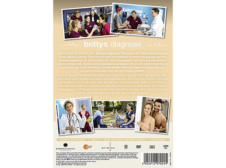 Thumbnail - Bettys Diagnose - Staffel 6 DVD