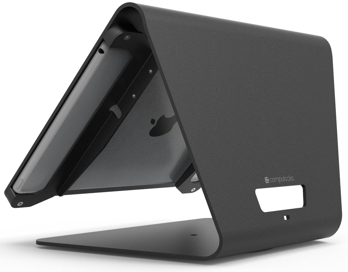 COMPULOCKS Nollie iPad Kiosk Tabletgehäuse, max. 9,7 Zoll, Schwarz