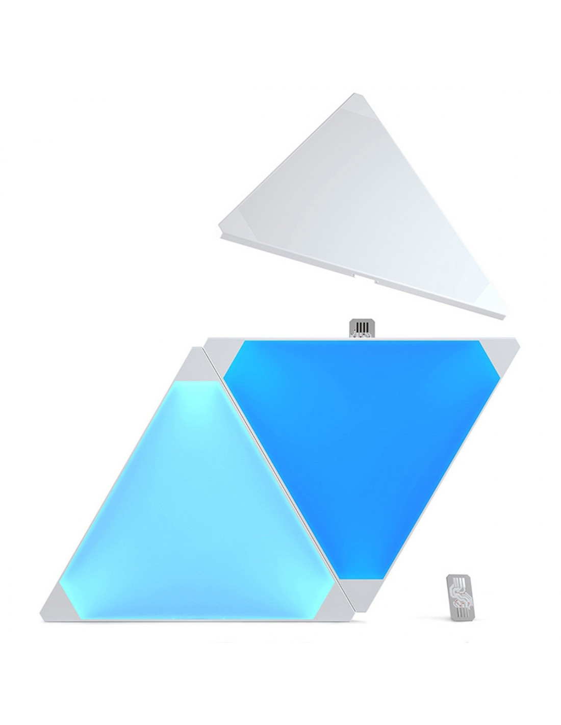 Luces LED - Nanoleaf Kit de 3 paneles LED, Extensión Aurora, Multicolor