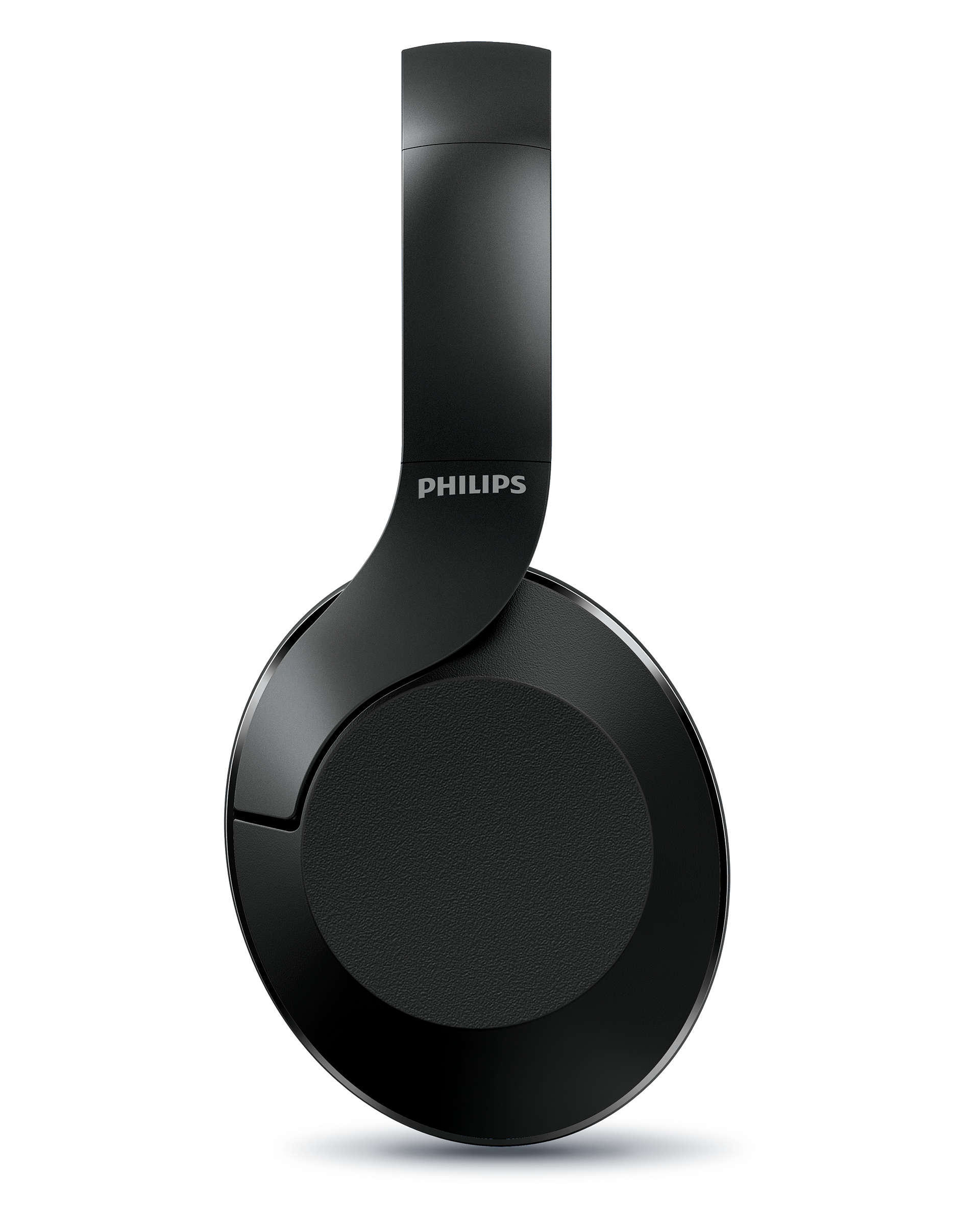 PHILIPS TAPH802BK/00, Over-ear Kopfhörer Bluetooth Schwarz