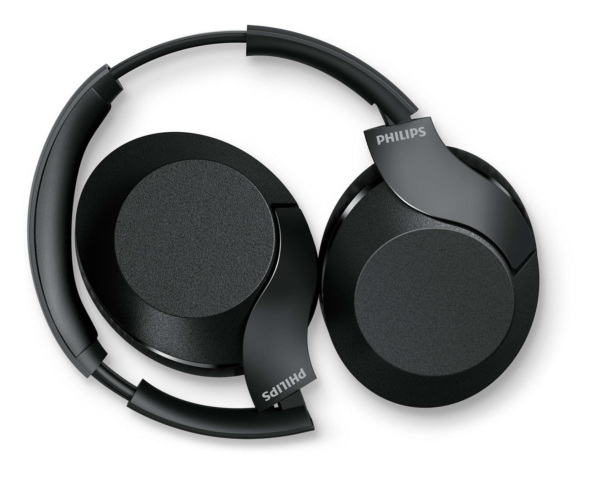 PHILIPS TAPH802BK/00, Over-ear Kopfhörer Bluetooth Schwarz