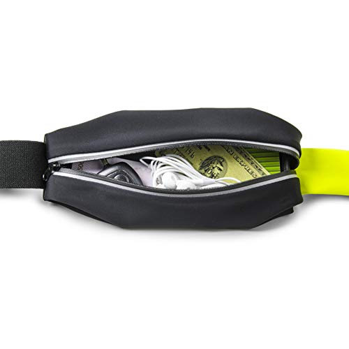 Funda - Celly CELBR901, Cinturón para Smartphones hasta 5", Impermeable, Amarillo