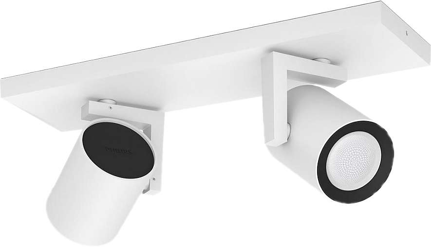 PHILIPS HUE Bluetooth Spot double Argenta wit en gekleurd light (5062231P7)