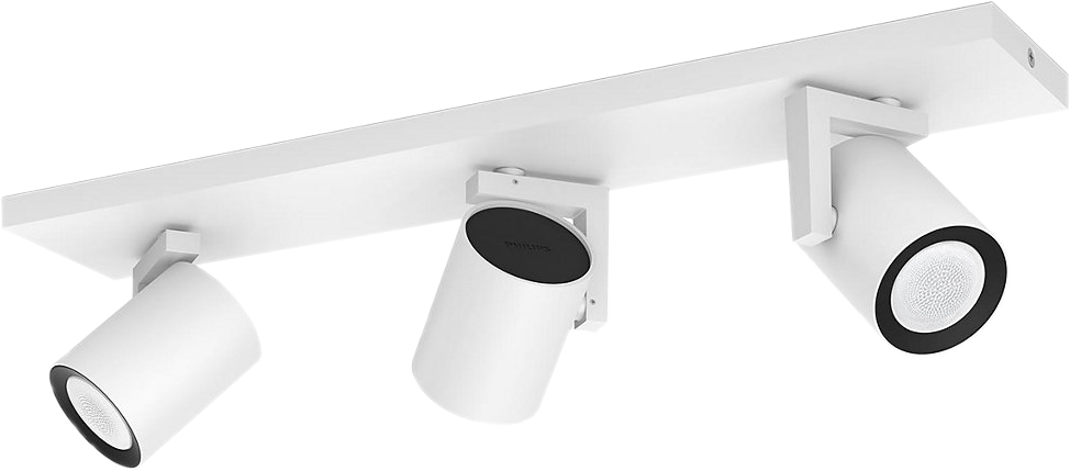 PHILIPS HUE Luminaire à 3 spots Smart Argenta RGB Blanc (5062331P7)