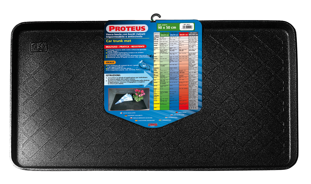 LAMPA Proteus csomagtértálca, 90×50 cm