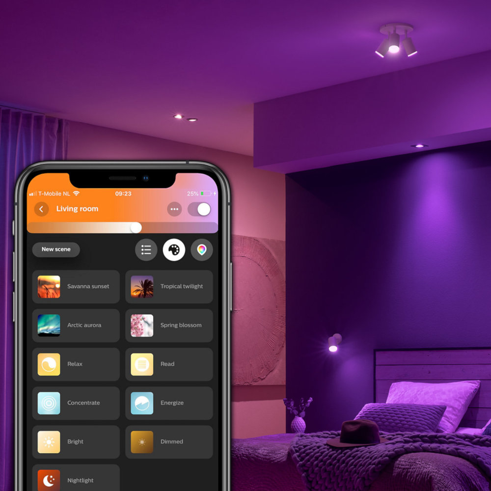 PHILIPS HUE Spot encastrable Smart Centura RGB Gris (5055148P7)