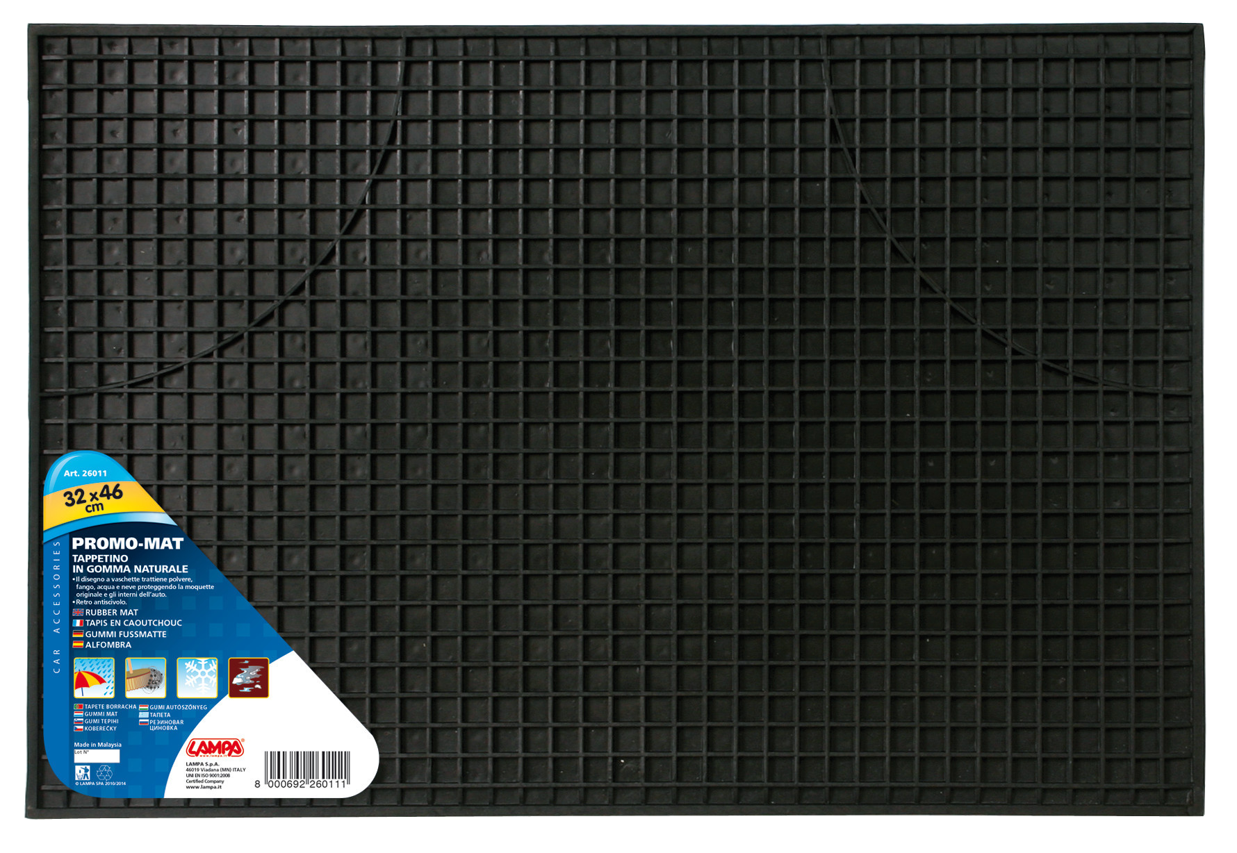 LAMPA Promo-Mat gumiszőnyeg 32x46 cm