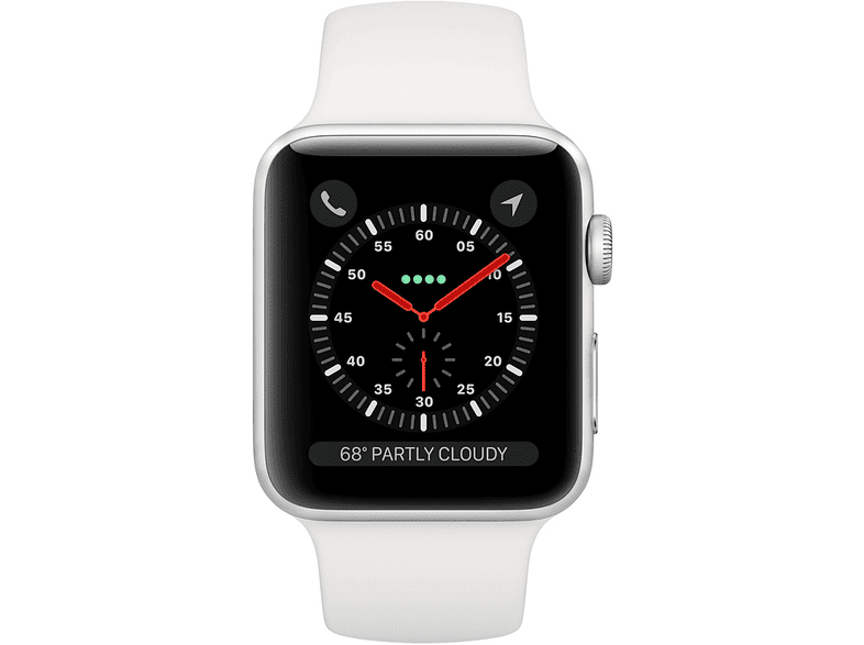 Apple Watch Series 3 GPS 42mm ezüst aluminiumtok fehér Apple Watch Series 3 GPS 42mm ezüst aluminiumtok fehér