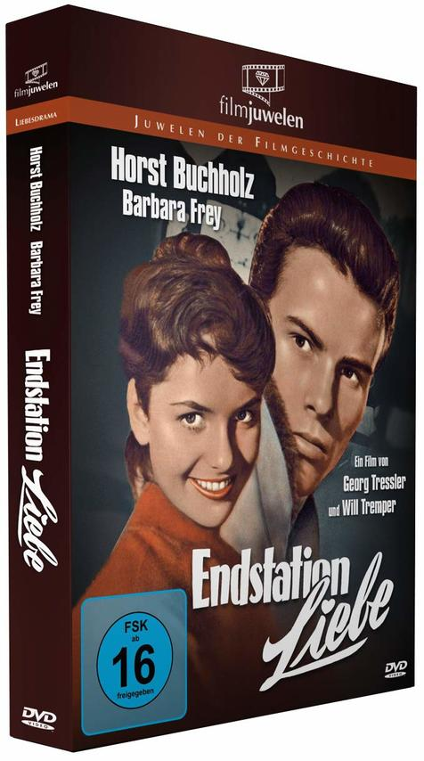 Eine DVD-Box mit dem Filmplakat eines romantischen Dramas mit zwei Figuren.
