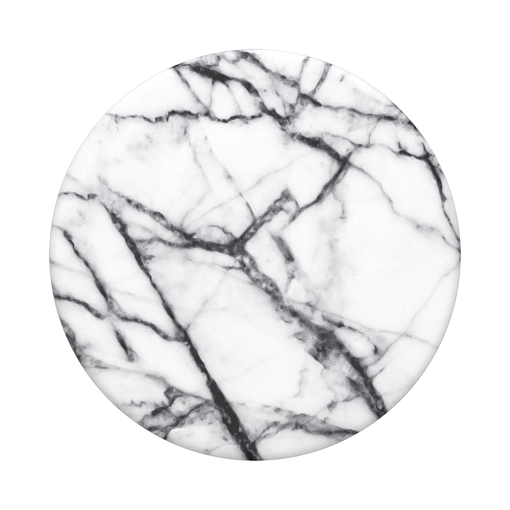 Popsockets Popgrip Soporte y agarre para tabletas con top intercambiable dove white marble adhesivo universal blanco negro