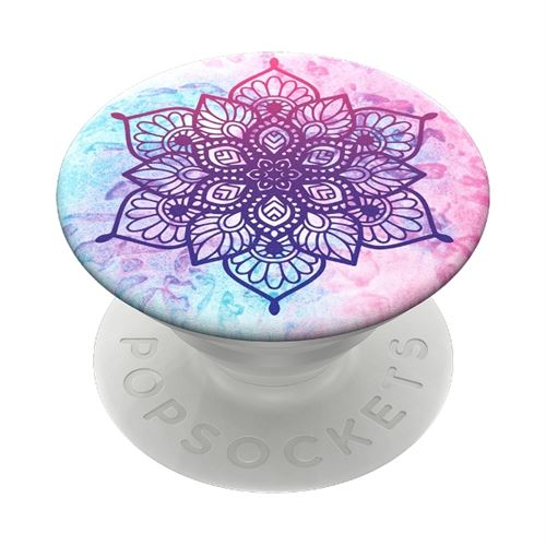 Popsockets Popgrip Soporte y agarre para tabletas con un top intercambiable rainbow nirvana adhesivo lila