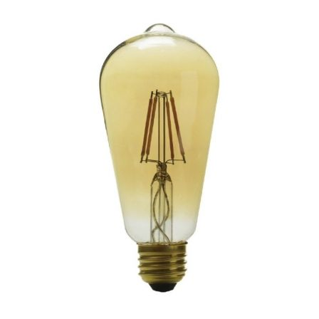 Bombilla Inteligente Muvit io filamentos vintage edison casquillo e27 5 470lm blanco ambar amarillo 5w miobulb011 480lm