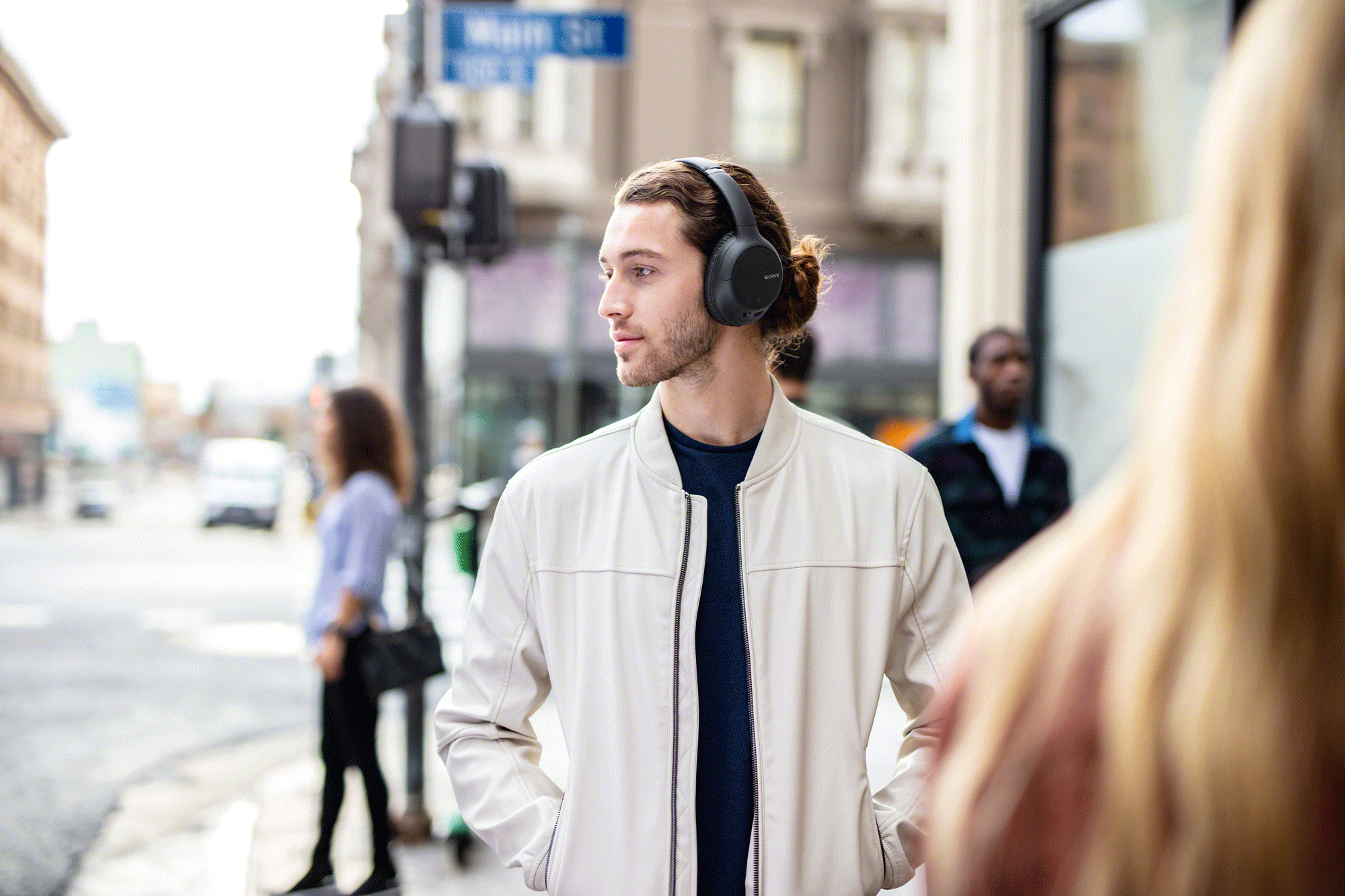 SONY WH-CH710N Zwart Over-ear Hoofdtelefoon met Ruisonderdrukking Zwart