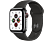 APPLE Watch Series 5 GPS + Cellular, 40mm Asztrofekete rozsdamentes acél tok fekete sportszíjjal