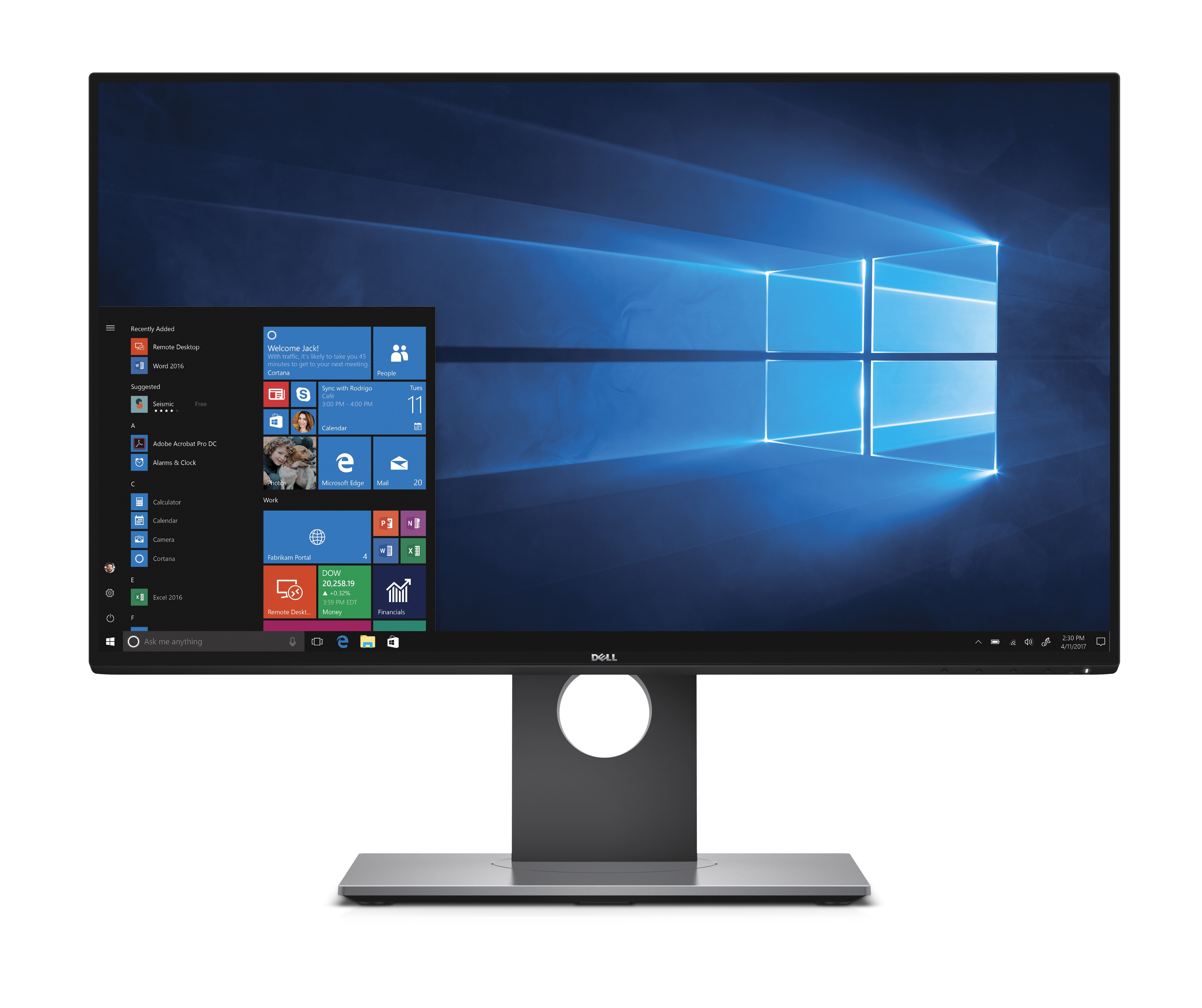 DELL 23.8"IPS 1920x1080 8ms 60Hz HDMI,DP, Siyah LED Monitör