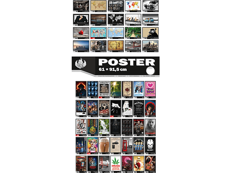 EMPIRE Poster Sammelnummer Poster Diverse