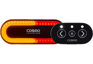 COSMO CONNECTED Ride + Remote Control - Illuminazione del casco (Nero)