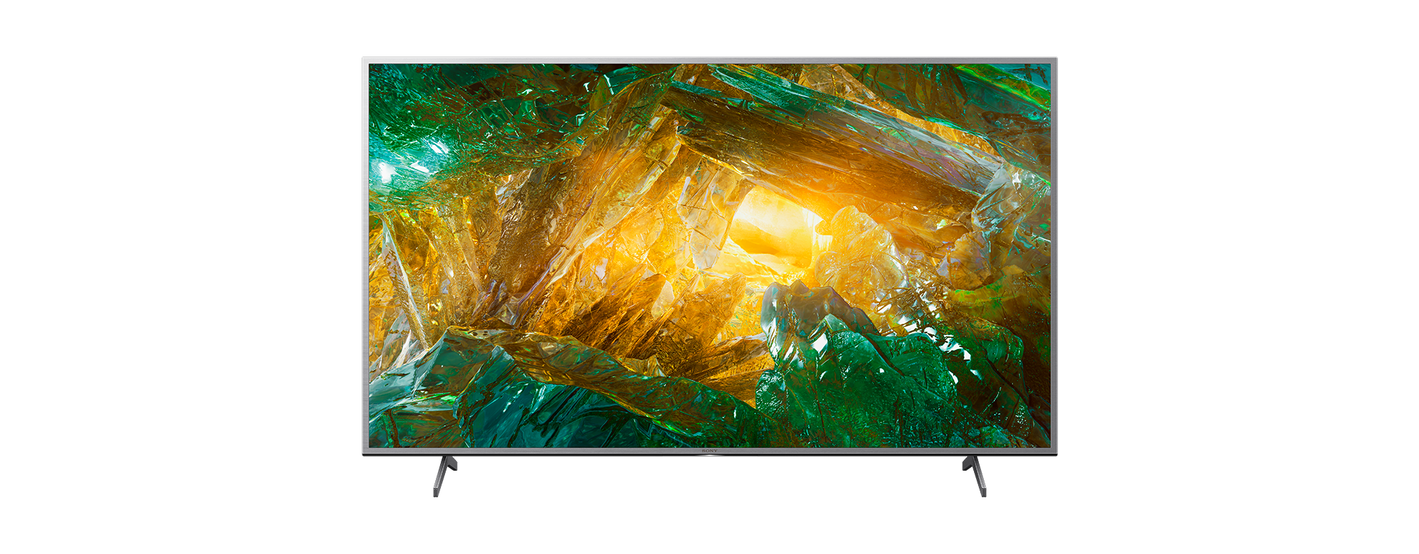 SONY KD-49XH8077 Fernseher 49 Zoll 4K UHD Smart Android TV, silber
