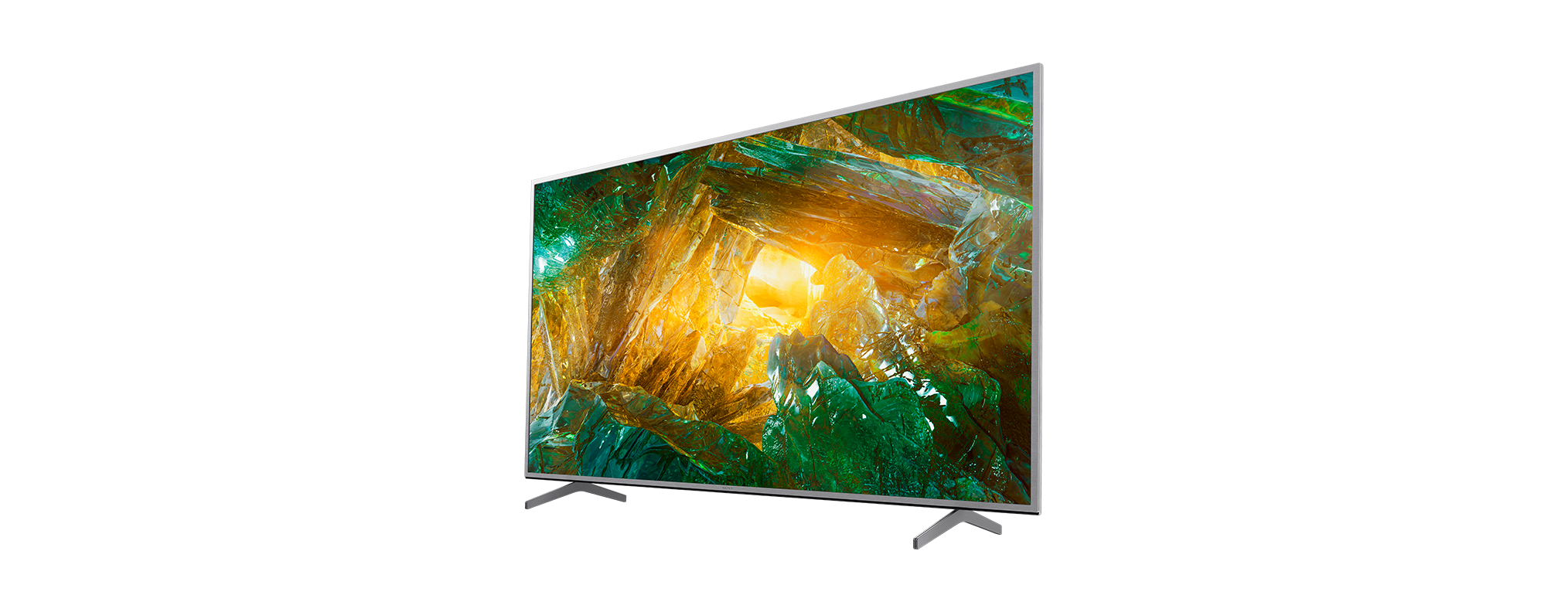 SONY KD-49XH8077 Fernseher 49 Zoll 4K UHD Smart Android TV, silber