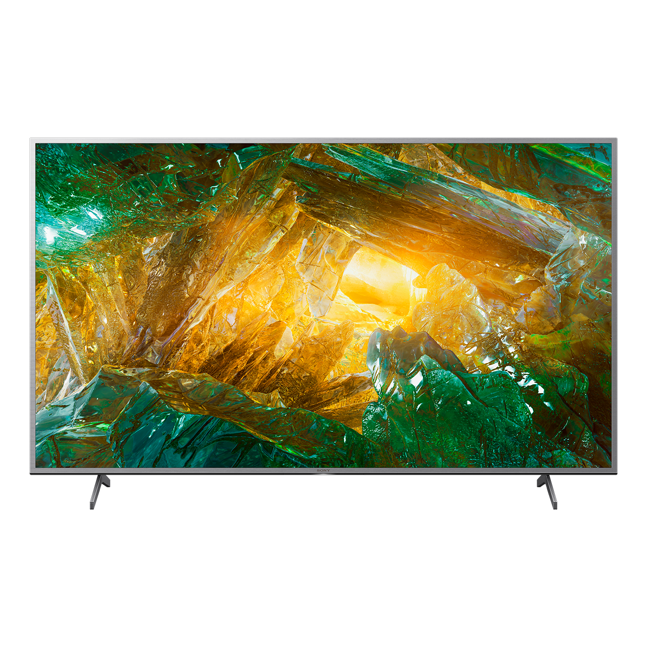 SONY KD-49XH8077 Fernseher 49 Zoll 4K UHD Smart Android TV, silber