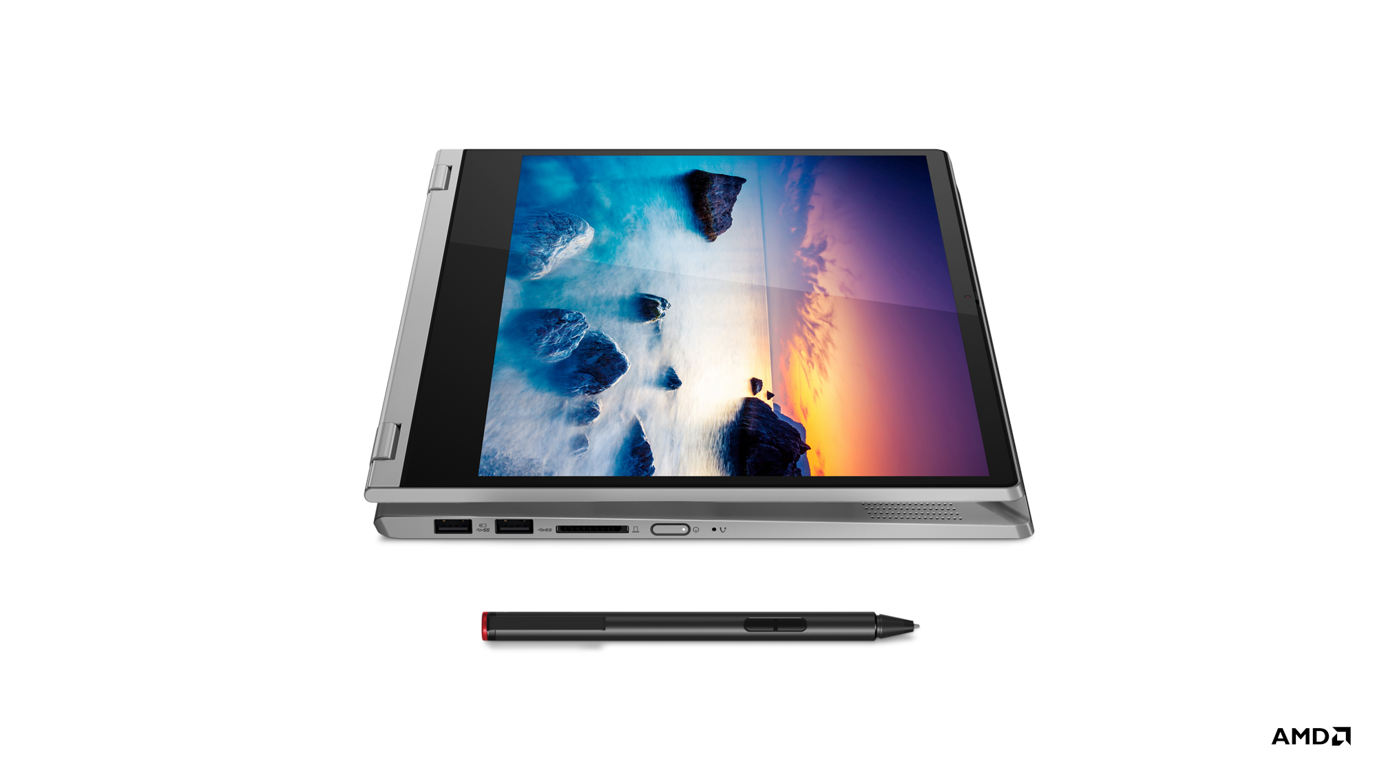 LENOVO 81N60061TX/C340-14API/Ryzen 5/ 8GB RAM/ 256GB SSD/ 14''/ Windows 10 2'si 1 Arada Laptop Platinum Grisi