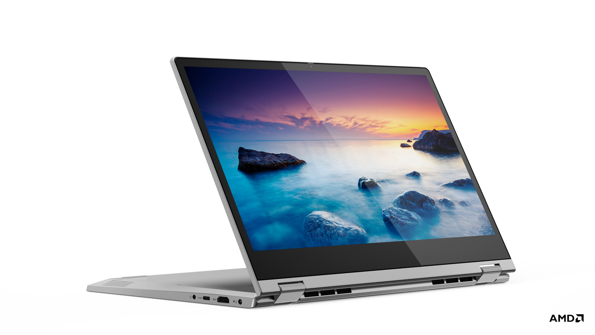 LENOVO 81N60061TX/C340-14API/Ryzen 5/ 8GB RAM/ 256GB SSD/ 14''/ Windows 10 2'si 1 Arada Laptop Platinum Grisi