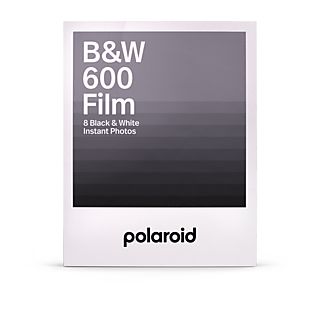 POLAROID Wit en zwart instant fotopapier voor Polaroid 600 8 foto's (006001)