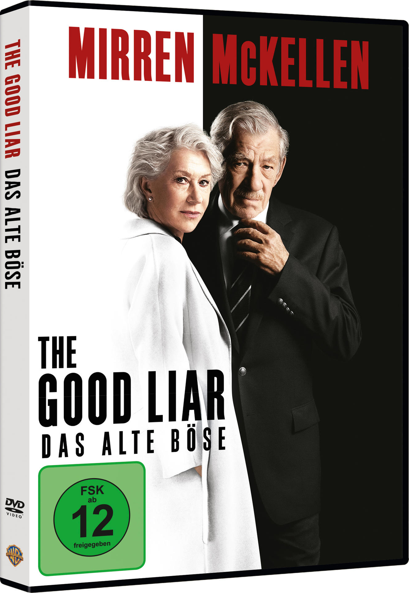 DVD-Cover des Films The Good Liar, mit Helen Mirren und Ian McKellen.