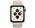 APPLE Watch Series 5 GPS + Cellular, 44mm Arany rozsdamentes acél tok Stone sportszíjjal