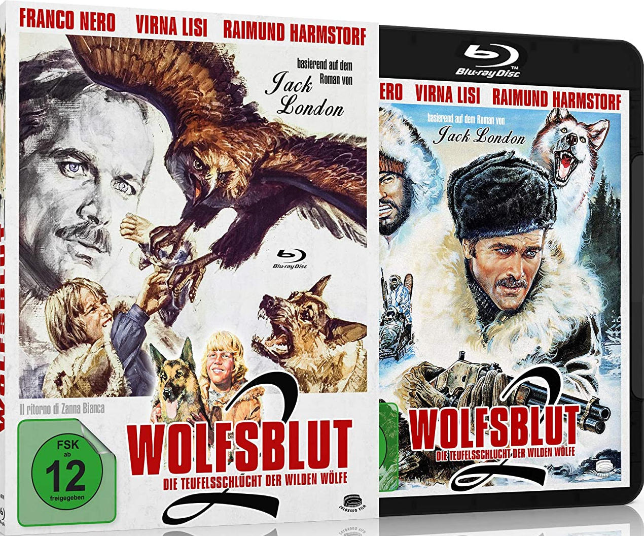 Eine DVD-Box mit zwei Discs, mit einem Filmplakat von einem Film mit zwei Figuren.