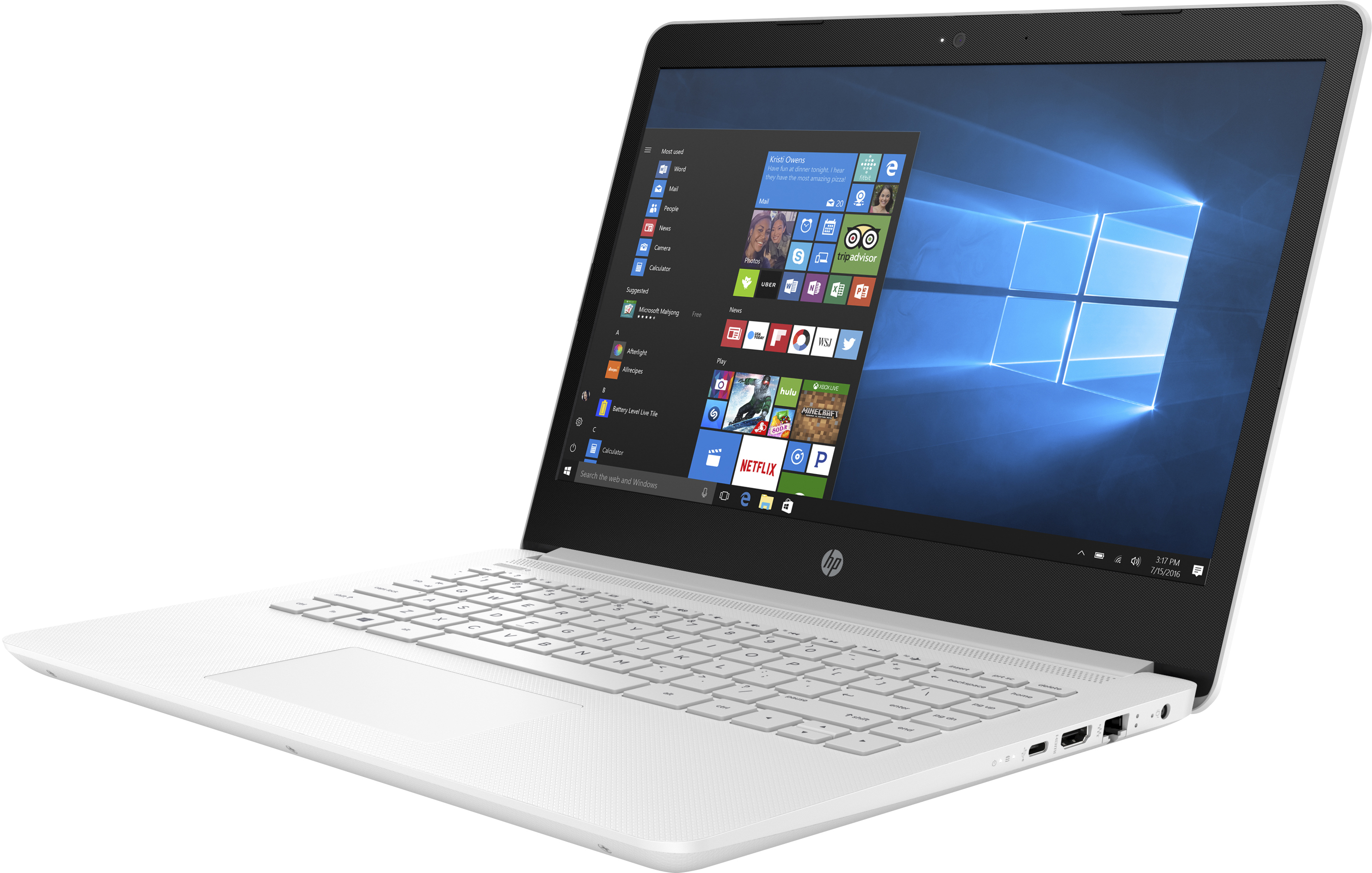HP 14-BP030NG - 14 Zoll - Intel® Celeron® N3060 - 4 GB - 64 GB - Intel® HD 400 - Windows 10 Home (64 Bit)