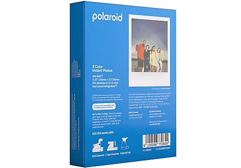 POLAROID Kleuren instant fotopapier voor Polaroid 600 8 foto's (006002)