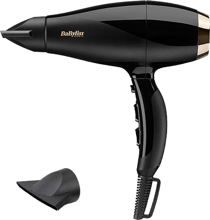 BABYLISS 6714E Ionos Hajszárító 2300W AC Motor, 2 levehető szűkítő fejjel
