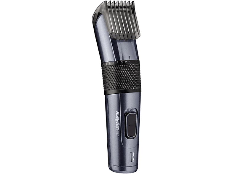 BABYLISS E976E Vezeték/vezeték nélküli hajvágó, 60 perces üzemidő, titánium penge, szürke-fekete