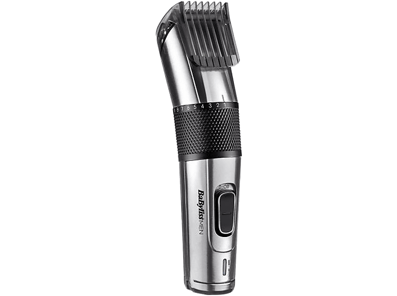 BABYLISS E977E Vezeték/vezeték nélküli hajvágó, 60 perces üzemidő, titánium penge ezüst-fekete