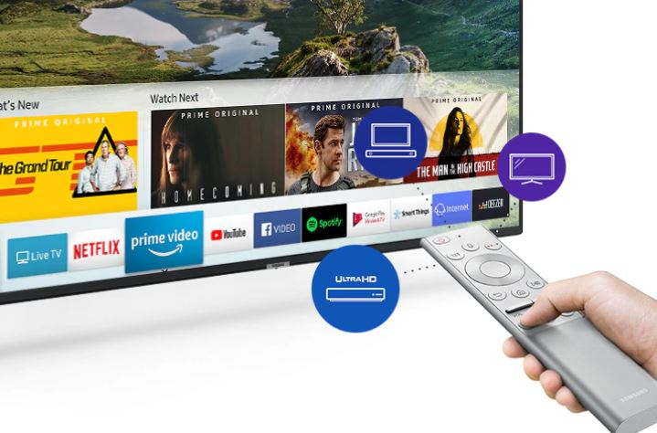 SAMSUNG 65RU7440 65'' 165 Ekran Uydu Alıcılı Smart 4K Ultra HD LED TV Gri
