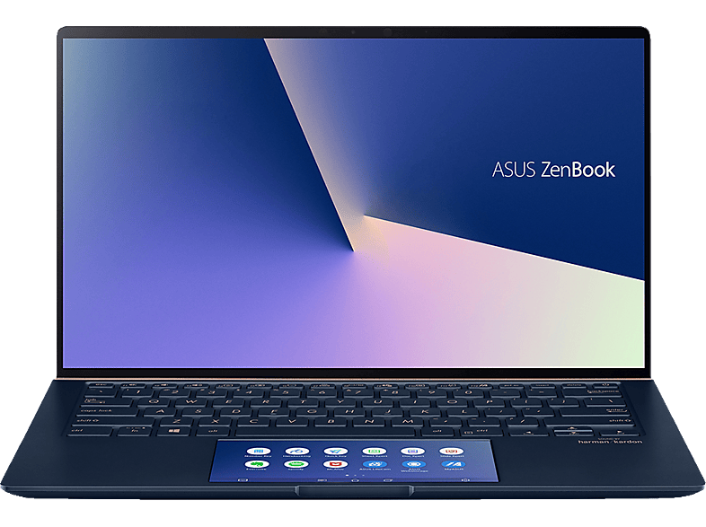 ASUS ZenBook 14 UX434, Notebook Prozessor, UHD Royal Blue 16 Core™ Grafik Display, 14 1 mit Intel® 620, TB Intel® RAM, Zoll i7 SSD, GB