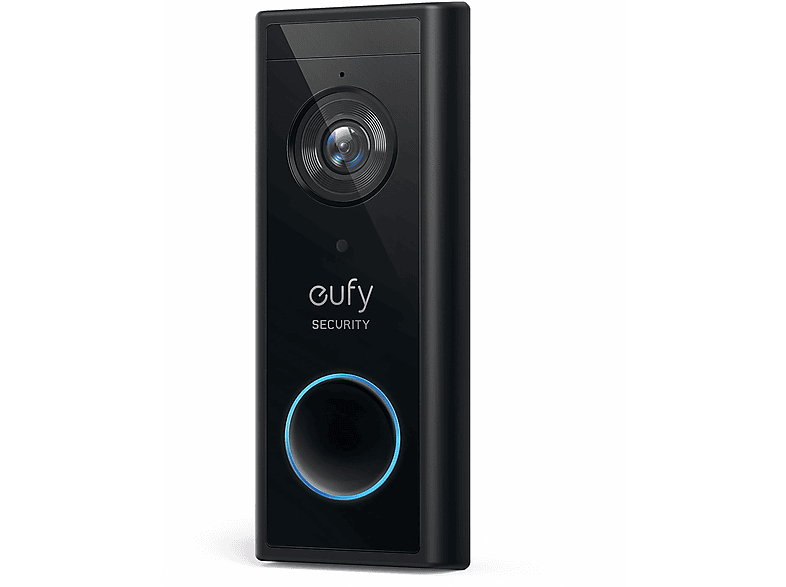eufy Security Videodeurbel dubbele camera (bedraad) met klok, dubbele camera, bezorgbeveiliging, 2K met HDR, geen maandelijkse kosten, 16-24V, 30VA