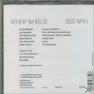 Egy CD-tok hátulja angol nyelvű szöveggel, beleértve a "Deer Wan" nevet.
